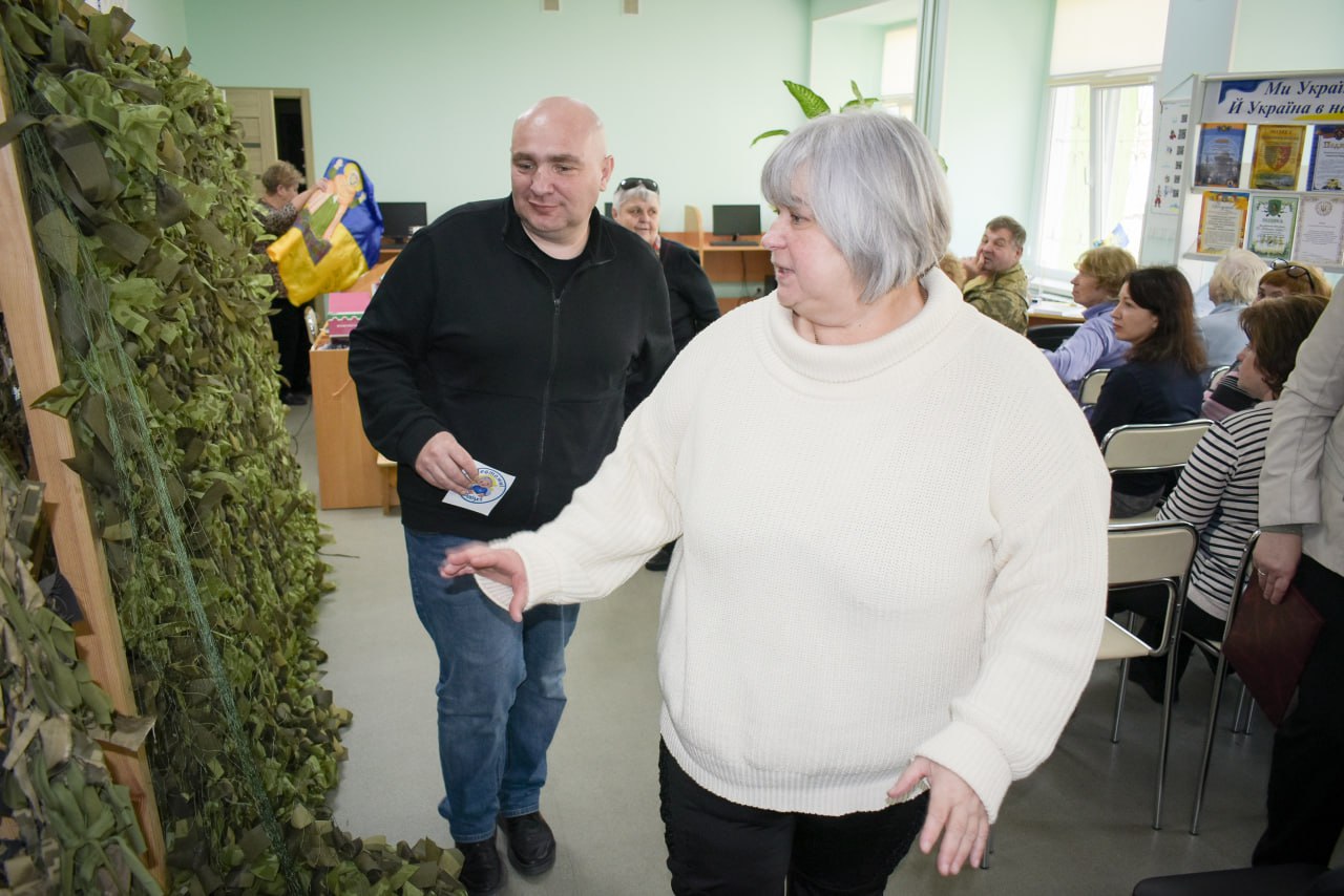 Антон Чубенко ознайомився з роботою волонтерського загону «Невтомні бабусі»