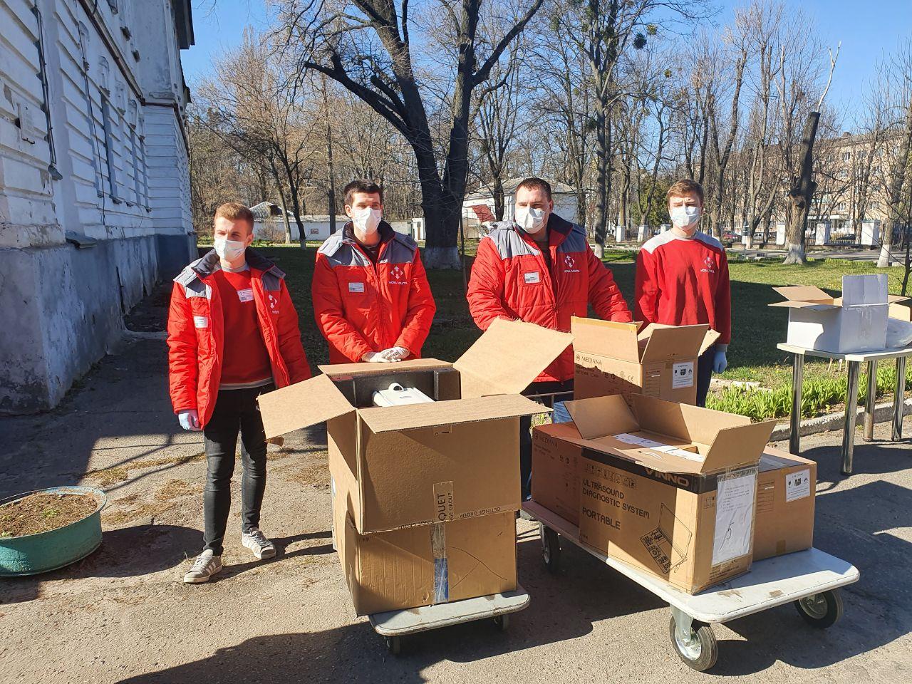 «Це перша поставка додаткового медичного обладнання від приватного сектору», – Олег Синєгубов