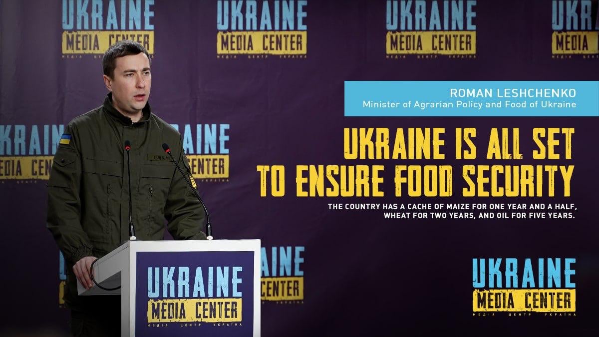Роман Лещенко: закінчення війни в Україні – це питання глобальної продовольчої безпеки