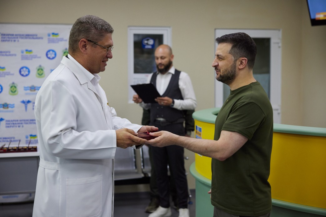 У Миколаєві Глава держави відвідав лікарню швидкої допомоги