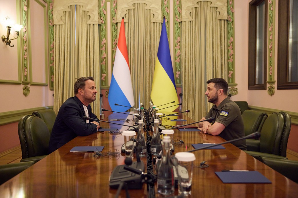 Президент України зустрівся з Прем'єр-міністром Люксембургу в Києві