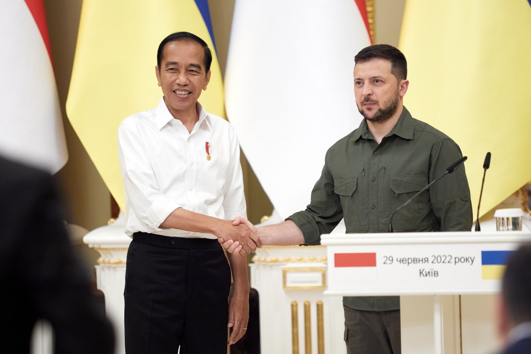 Глава держави провів переговори з Президентом Індонезії, який відвідує Київ