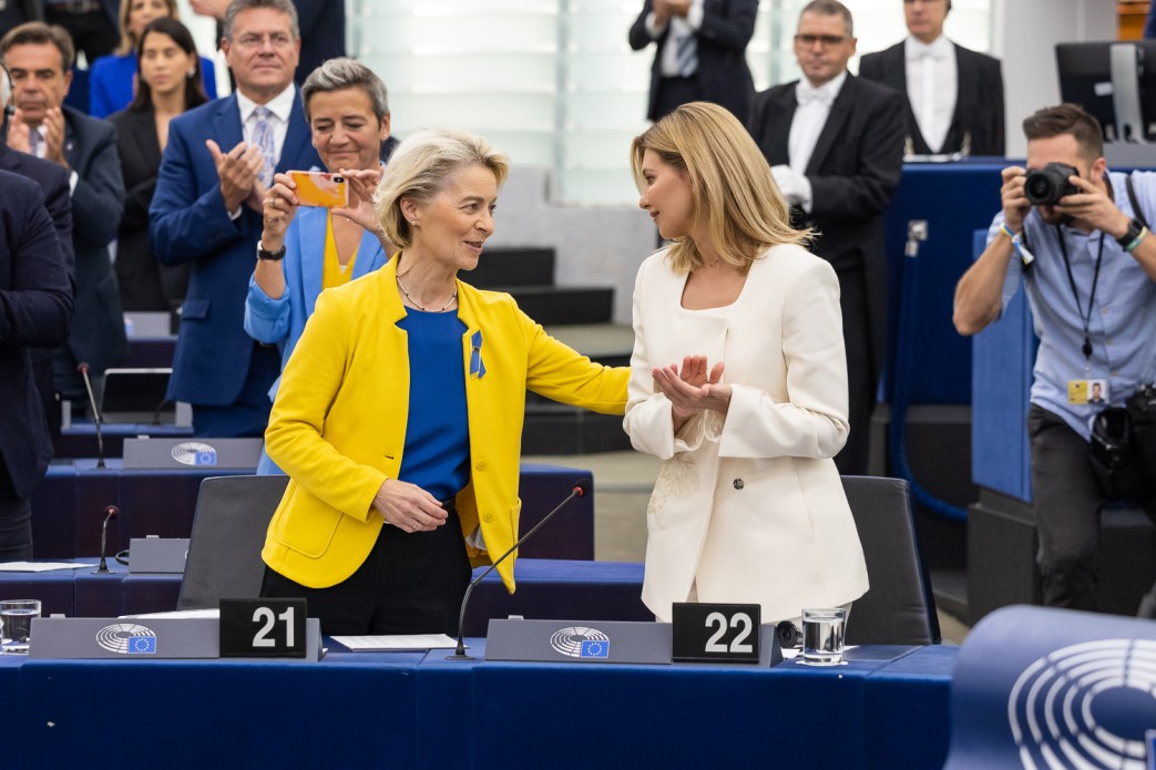 Перша леді України прибула у Страсбург для участі в оголошенні щорічної Доповіді про становище ЄС і зустрілася з Президентом Єврокомісії