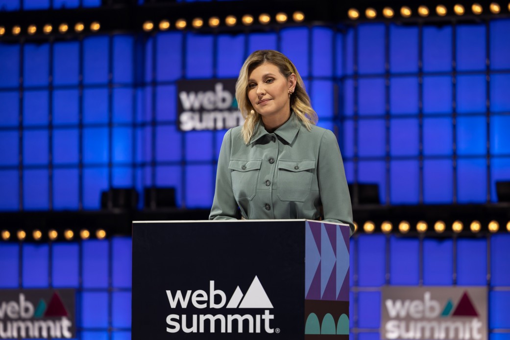 Олена Зеленська відкрила Web Summit 2022 у Лісабоні