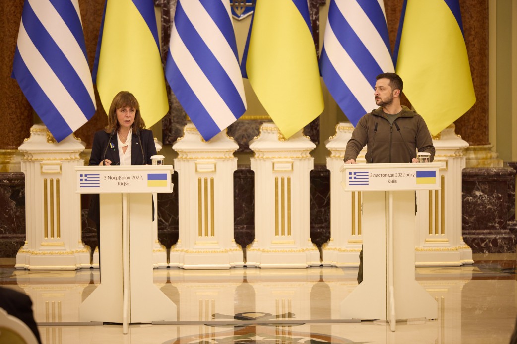 Президент України провів зустріч з Президентом Греції