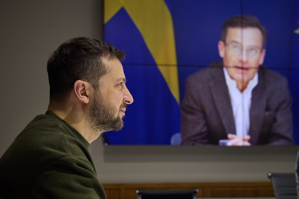 Президент України провів відеозустріч із Прем'єр-міністром Швеції