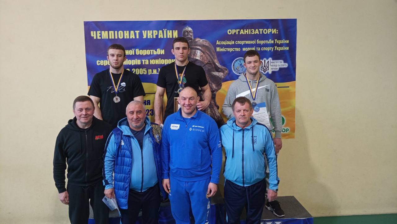 Спортсмени з Полтавщини завоювали чотири медалі на чемпіонаті України з вільної боротьби U-20