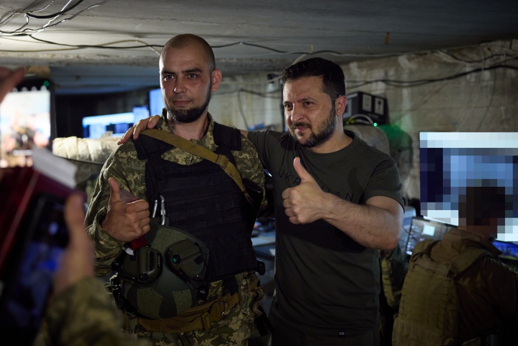 Глава держави відвідав передові позиції українських військ на Запоріжжі