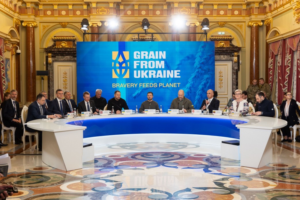 Володимир Зеленський на другому міжнародному саміті Grain from Ukraine: Ніколи більше голод не повинен стати зброєю проти свободи людей