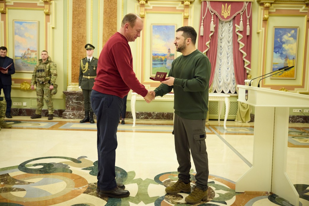 Президент нагородив жителя Великобудищанської громади орденом «За мужність» ІІІ ступеня
