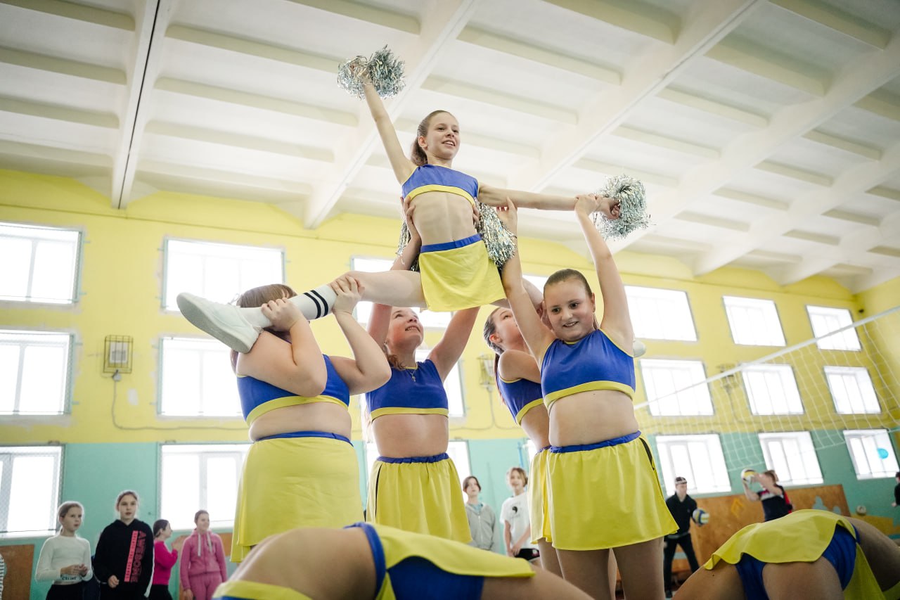 Полтавські черлідери готуються «Всеукраїнських шкільних ліг пліч-опліч»