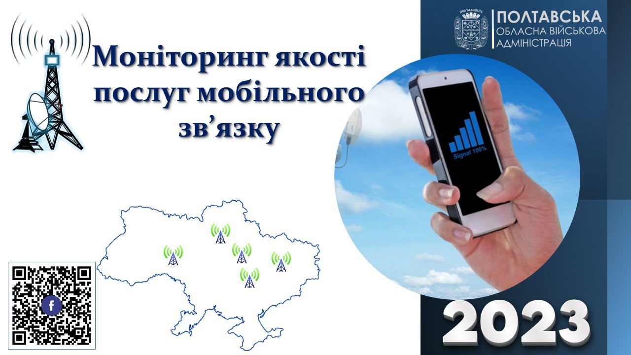 Результати моніторингу якості послуг мобільного зв'язку в 2023 році